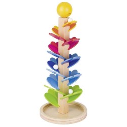 Kulodrom drewniany Goki dźwiękowy z piłeczkami 53832 37,5CM CE motooryka