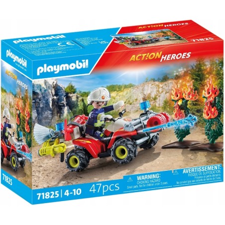 Klocki PLAYMOBIL 71825 Quad straży pożarnej w akcji