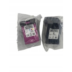 Outlet Zamiennik HP 302 XL tusze czarny + kolor zestaw wydajne wkłady