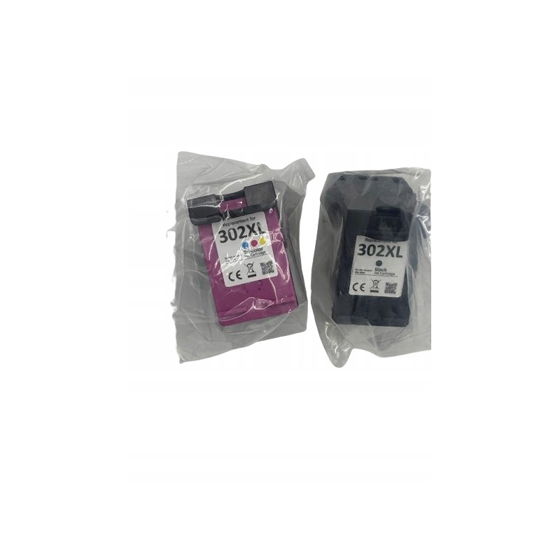 Outlet Zamiennik HP 302 XL tusze czarny + kolor zestaw wydajne wkłady