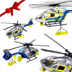 HELIKOPTER POLICYJNY DLA DZIECI Z DŹWIĘKIEM E0221 Dickie Toys + wciągarka