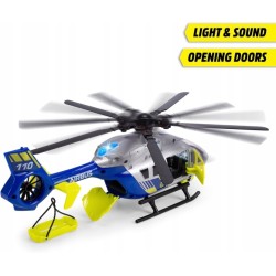 HELIKOPTER POLICYJNY DLA DZIECI Z DŹWIĘKIEM E0221 Dickie Toys + wciągarka