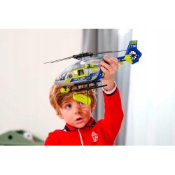 HELIKOPTER POLICYJNY DLA DZIECI Z DŹWIĘKIEM E0221 Dickie Toys + wciągarka