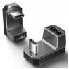 JSAUX 2x Przejściówka 180° USB-C męska do USB-C żeńskiej + USB-C do USB-A