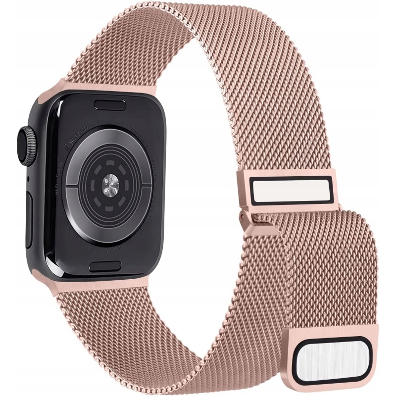 Outlet Metalowa bransoleta do Apple Watch 42-49 mm stal nierdzewna różowa