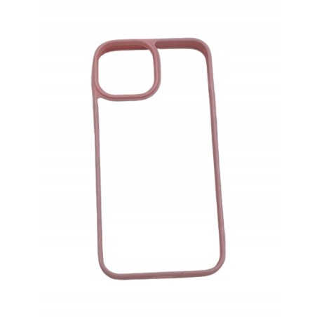 Outlet Etui Apple iPhone 13 mini transparentne różowa ramka obudowa case