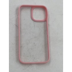 Outlet Etui Apple iPhone 13 mini transparentne różowa ramka obudowa case