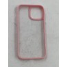 Outlet Etui Apple iPhone 13 mini transparentne różowa ramka obudowa case
