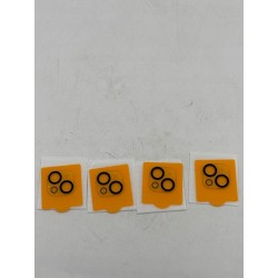 Outlet Ivoler ochrona obiektywu iPhone 14/15/Plus szkło 9H zestaw 4 szt