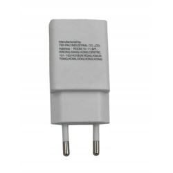 Outlet Ładowarka USB 5V 1A zasilacz wtyczkowy biały do telefonu uniwersalny