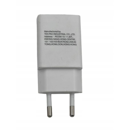 Outlet Ładowarka USB 5V 1A zasilacz wtyczkowy biały do telefonu uniwersalny