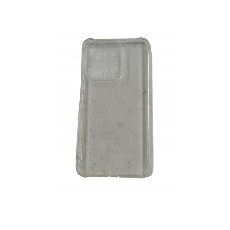 Outlet Etui plecki Xiaomi Redmi Note 13 5G bezbarwne+ 3 szt szkło hartowane