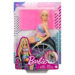 OUTLET Lalka Barbie Fashionistas na wózku rampa HJT13