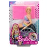 OUTLET Lalka Barbie Fashionistas na wózku rampa HJT13