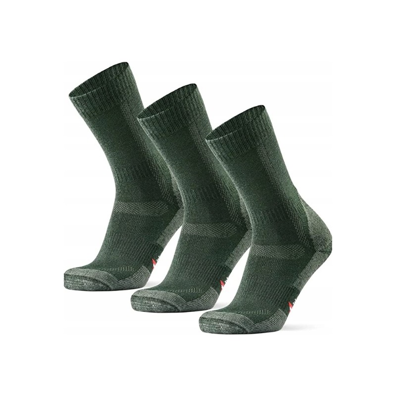 Skarpetki Merino DANISH ENDURANCE Termoaktywne Trekkingowe 3pak 39-42 green