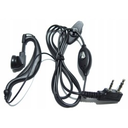 Outlet Słuchawka przewodowa z mikrofonem PTT 2-pin do Baofeng UV-5R UV5-RA