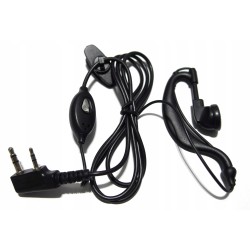 Outlet Słuchawka przewodowa z mikrofonem PTT 2-pin do Baofeng UV-5R UV5-RA