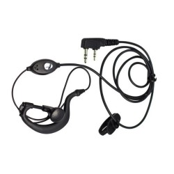 Outlet Słuchawka przewodowa z mikrofonem PTT 2-pin do Baofeng UV-5R UV5-RA