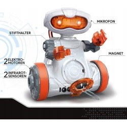 Outlet Zabawka konstrukcyjna Clementoni Robot MC 5.0 plastikowy biały 8 lat