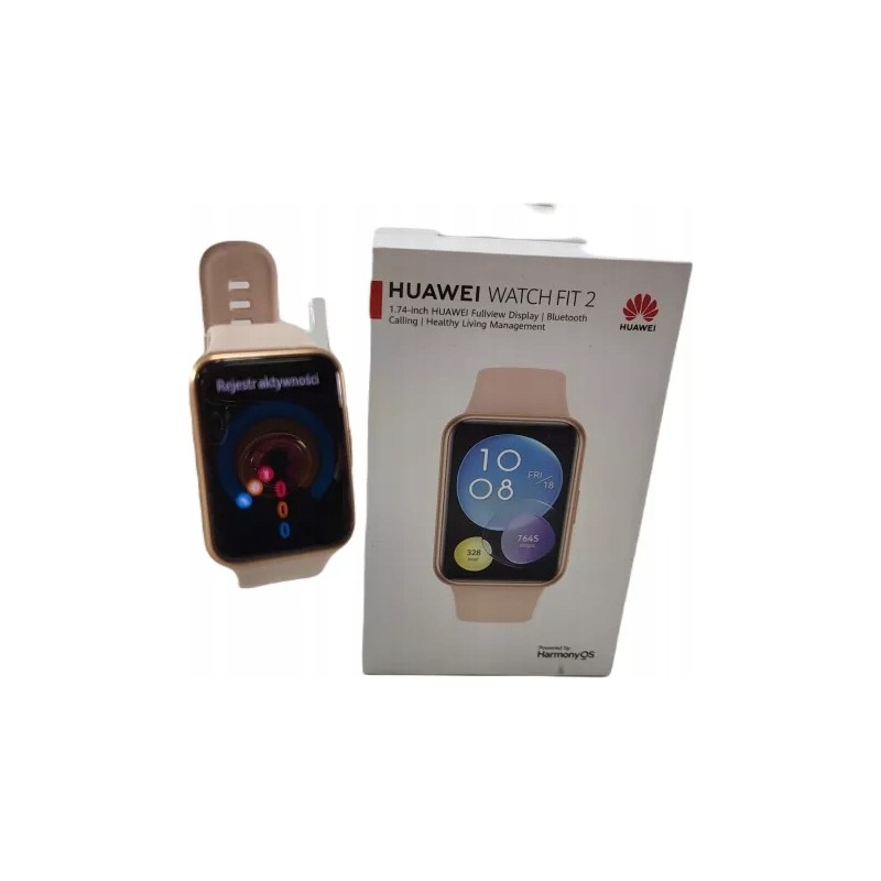 Outlet Smartwatch Huawei Watch Fit 2 Active różowy bluetooth 292 mAh OPIS