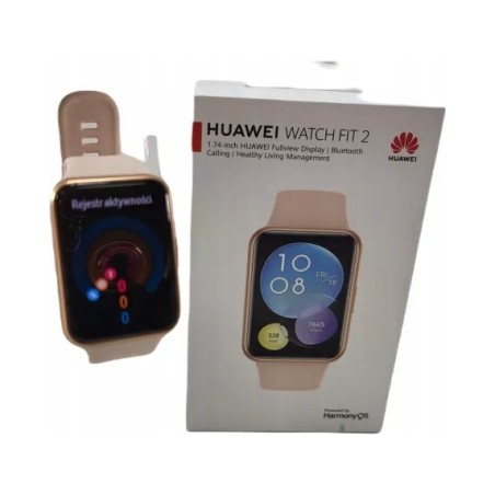 Outlet Smartwatch Huawei Watch Fit 2 Active różowy bluetooth 292 mAh OPIS