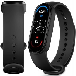 Outlet Smartband Xiaomi Mi Band 6 czarny amoled bluetooth 125 mAh pulsometr