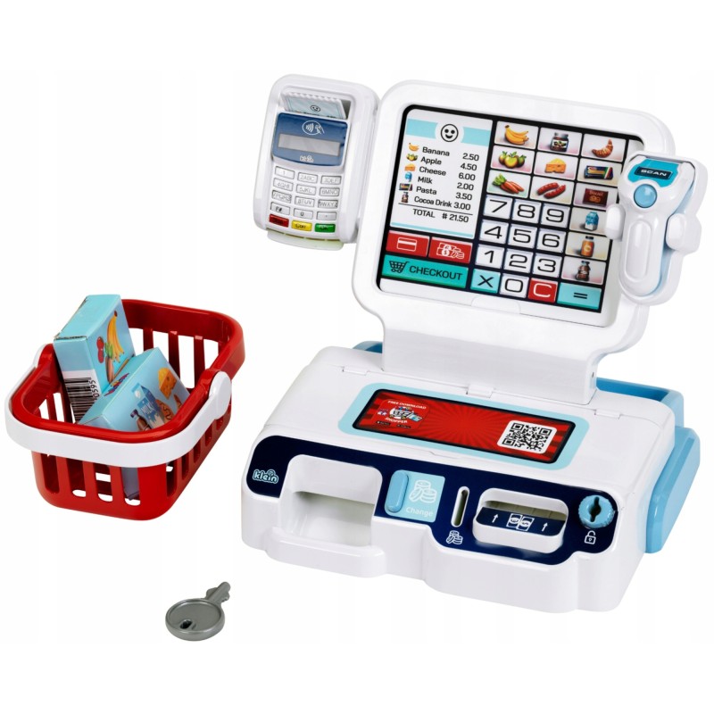 Outlet Zabawkowa kasa dla dzieci sklep z akcesoriami zestaw 41 elementów