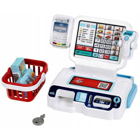 Outlet Zabawkowa kasa dla dzieci sklep z akcesoriami zestaw 41 elementów