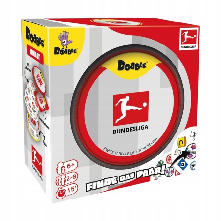 Outlet Asmodee Zygomatic Dobble Bundesliga Gra Karciana 6 lat+ 2-8 graczy
