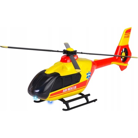 Majorette Airbus H135 helikopter ratunkowy 25,5 cm światło dźwięk 3 lata +