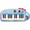 Outlet Keyboard elektroniczny 24 klawisze mix kolorów NAUKA GRY CE niebiesk