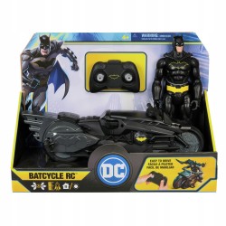 USZKODZONY DC Batman Batcycle RC pojazd sterowany pilotem z figurką Batmana
