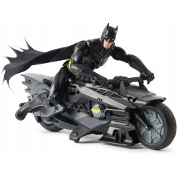 USZKODZONY DC Batman Batcycle RC pojazd sterowany pilotem z figurką Batmana
