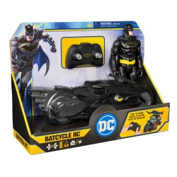 USZKODZONY DC Batman Batcycle RC pojazd sterowany pilotem z figurką Batmana