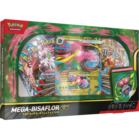 Karty Pokémon Mega-Bisaflor-ex zestaw premium 8 pakietów wzmacniających