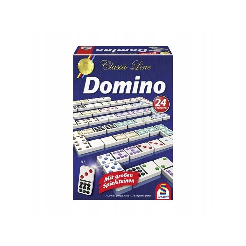 Outlet Domino Schmidt Spiele linia klasyczna 1-11 graczy 6 lat + tradycyjna