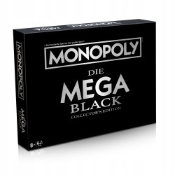 Outlet Gra planszowa Monopoly Mega Black DE Winning Moves 8 lat+ 2-6 graczy