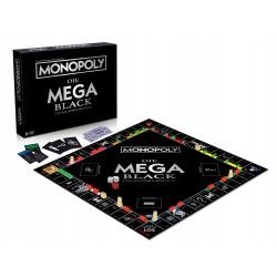 Outlet Gra planszowa Monopoly Mega Black DE Winning Moves 8 lat+ 2-6 graczy