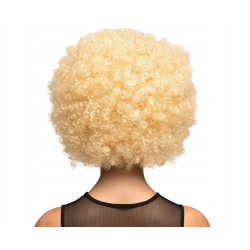 Boland peruka blond afro krótkie włosy syntetyczne loki gęste uniwersalna