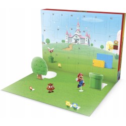 Outlet Kalendarz Adwentowy Super Mario 24 figurek z planszą z okienkami