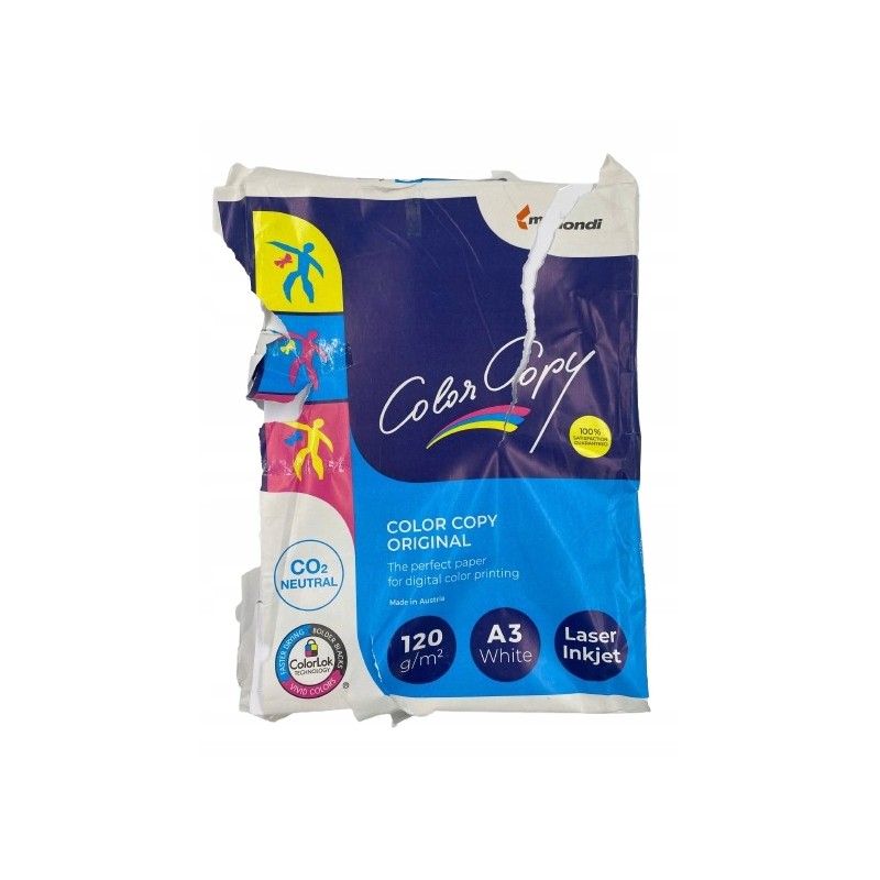 Outlet Papier biurowy Mondi format A3 120 g/m2 125 arkuszy OPIS
