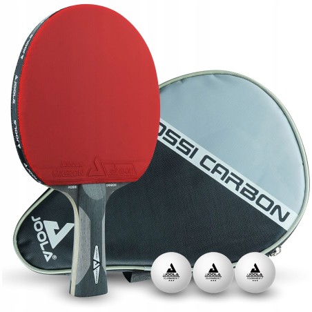 Outlet Joola rosskopf carbon rakietka tenis stołowy pokrowiec 3 piłki ittf