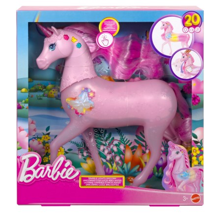 Outlet Mattel Barbie Magiczny Jednorożec, 20 kombinacji świateł, dźwięków i