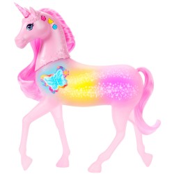Outlet Mattel Barbie Magiczny Jednorożec, 20 kombinacji świateł, dźwięków i