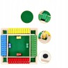 SHUT THE BOX ZAMKNIJ PUDEŁKO DREWNIANA GRA W KOŚCI PLANSZOWA RODZINNA KOLOR