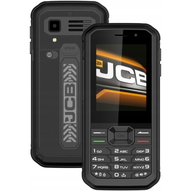 Outlet JCB Tradesman 3 telefon pancerny 4G Dual SIM IP68 WhatsApp czarny