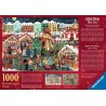 Outlet Puzzle 2D Ravensburger Jarmark Świąteczny 1000 elementów włókna lnu