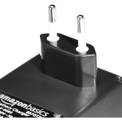 AmazonBasics ładowarka AA AAA 4 akumulatory LCD inteligentna 100-240 V