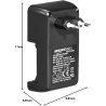 AmazonBasics ładowarka AA AAA 4 akumulatory LCD inteligentna 100-240 V