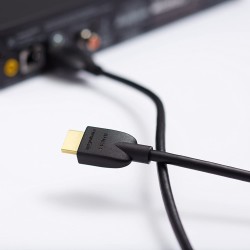Outlet Kabel Amazon HDMI-3FT-BLACK-1P HDMI 2.0 dł. kabla 0,9 m stabilny